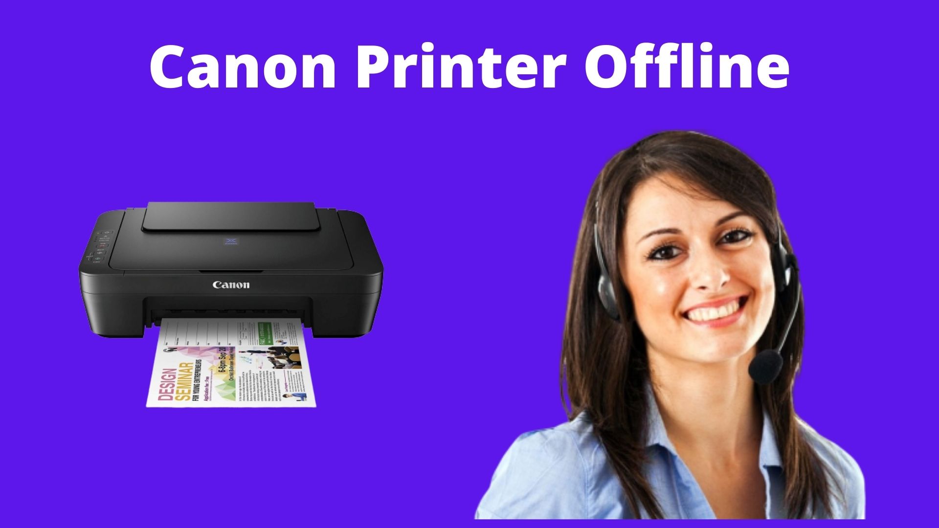 Get A Guide About how to resolve Canon printer shows offline windows 10
