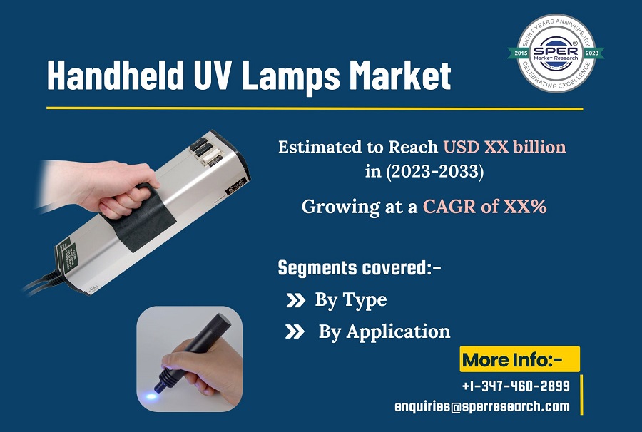 Handheld UV Lamps Market Share, Growth, Rising Trends, CAGR Status, Revenue, Challenges and Forecast Analysis till 2023-2033: SPER Market Research