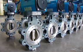 Triple eccentric butterfly valve in Iraq