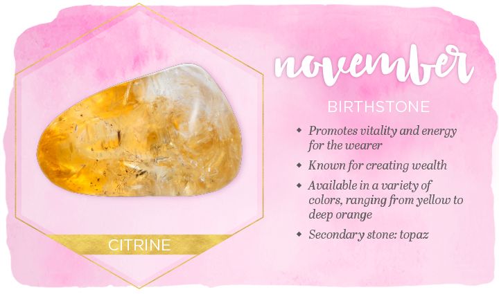 Birthstone and Flower of November Month