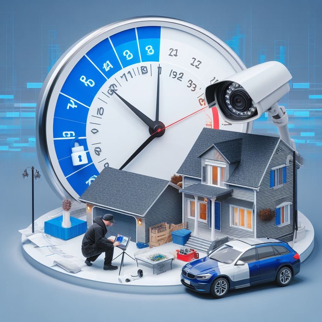 How long does it typically take to install surveillance cameras in Quebec?