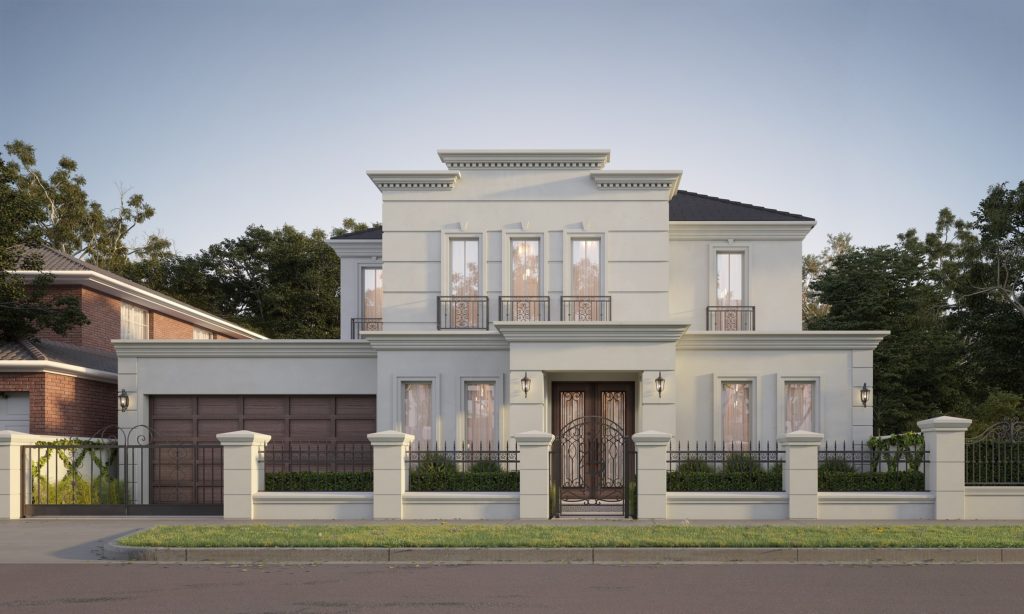 Modern French provincial homes builders Melbourne