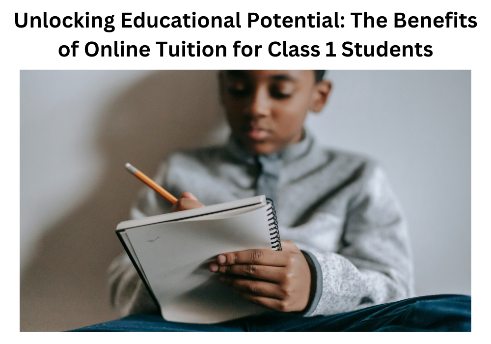 Unlocking Educational Potential: The Benefits of Online Tuition for Class 1 Students
