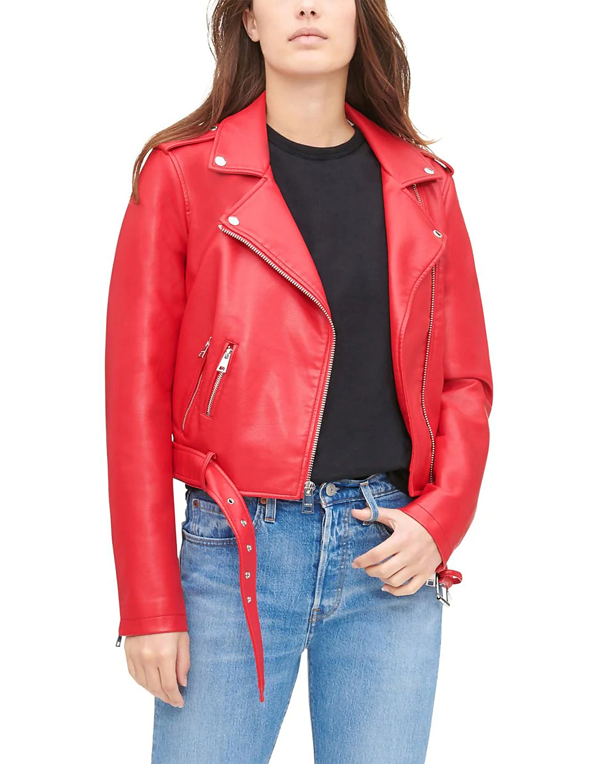 Why Should Every Woman Own a Red Biker Jacket?
